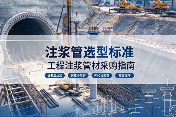 嘉兴注浆管选型标准
