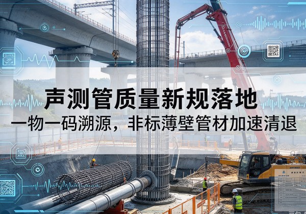 嘉兴声测管质量新规落地，一物一码溯源，非标薄壁管材加速清退